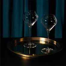 Load image into Gallery viewer, Katie Jayne 450ml ‘Tulip’ Beaujolais Wine Glasses Set of 4 Mouth-Blown Glassware